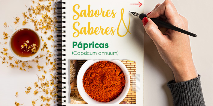 Sabores e saberes: Pprica doce e picante